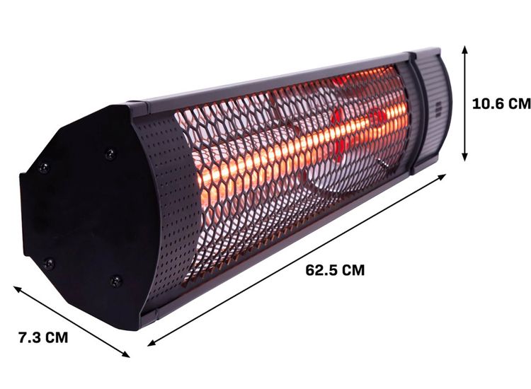 Starlyf Radiant Heater - Terrasverwarming - Inclusief montagekit - 2 standen