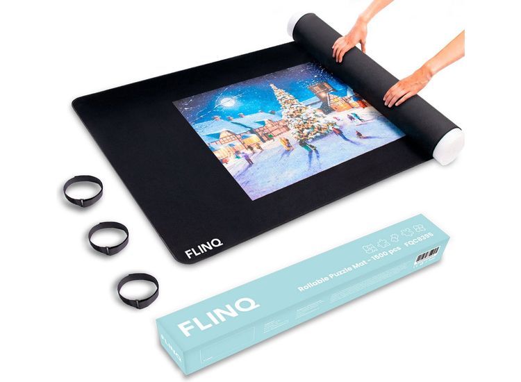 FlinQ Oprolbare Puzzelmat 3000 stukjes - Puzzelrolmat met Antislip 