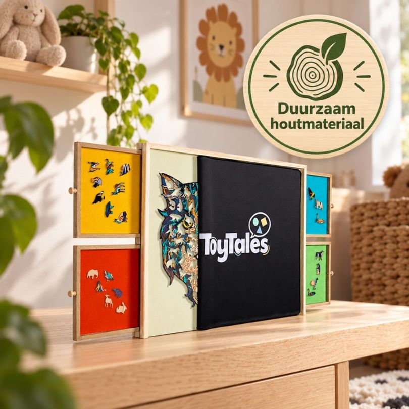 Hi Puzzelplaat 4 Gekleurde Lades