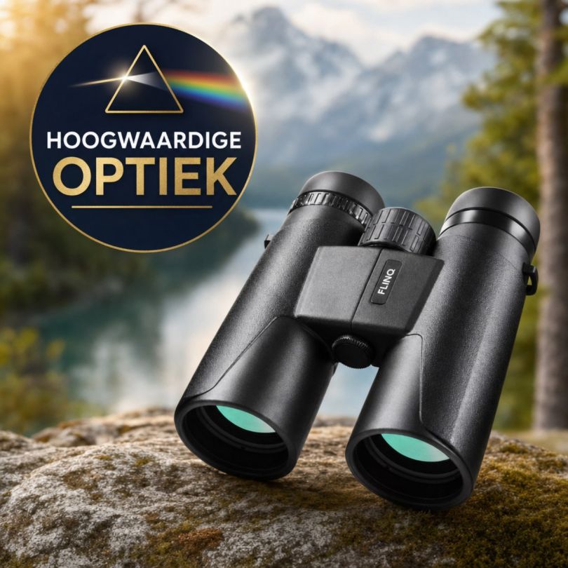 Flinq Verrekijker 12 x 42 Hd - Zwart