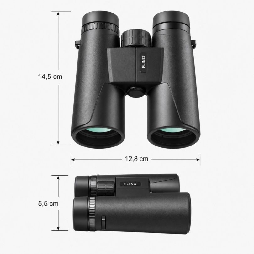 Flinq Verrekijker 12 x 42 Hd - Zwart