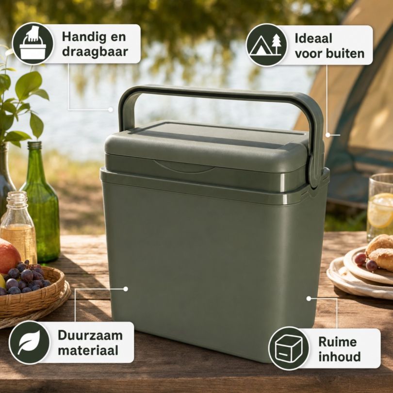 Norlander Koelbox 10 liter - Groen