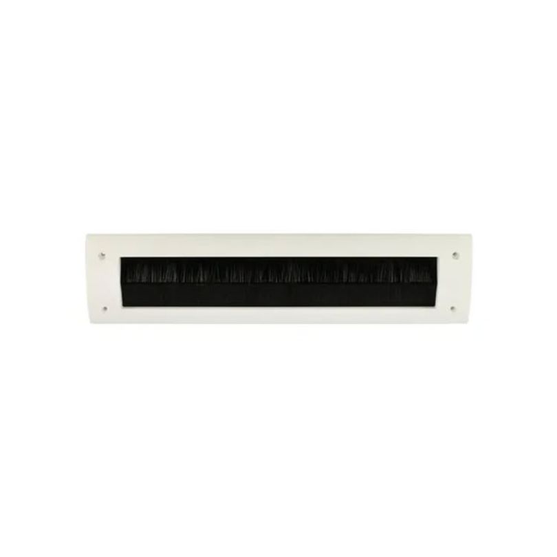 Avenue Brievenbusplaat Binnen Zonder Klep - Kunststof - Wit - 34 x 8.5 x 4 cm