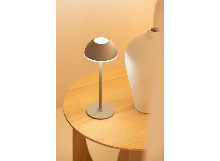 JENS Living LED Tafellamp Beige - Oplaadbaar - Ø 11 x 28,5 cm