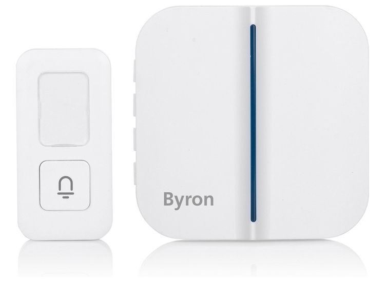 Byron DBY-23422 Draadloze deurbelset – Kinetische technologie – Plug-in – 16 melodieën