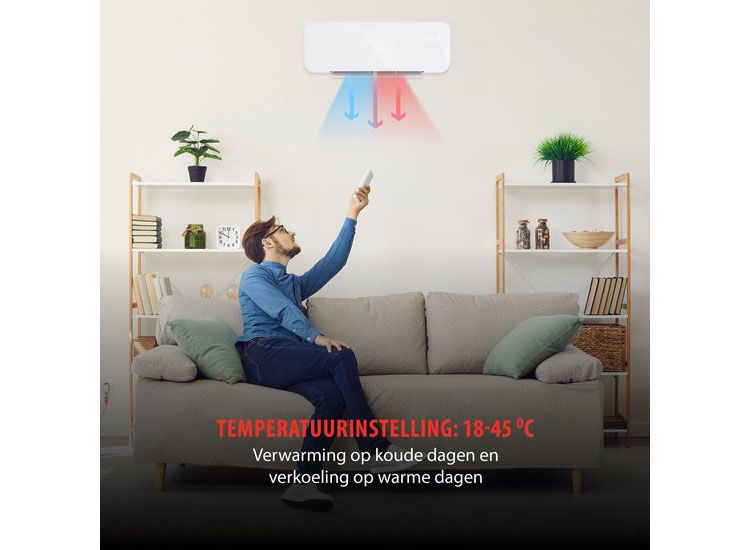 alpina Ventilatorkachel- 2-in-1 Elektrische Verwarming - Verwarming en Koelen