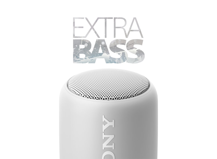 Sony SRS-XB10 Portable Bluetooth Speaker - wit
