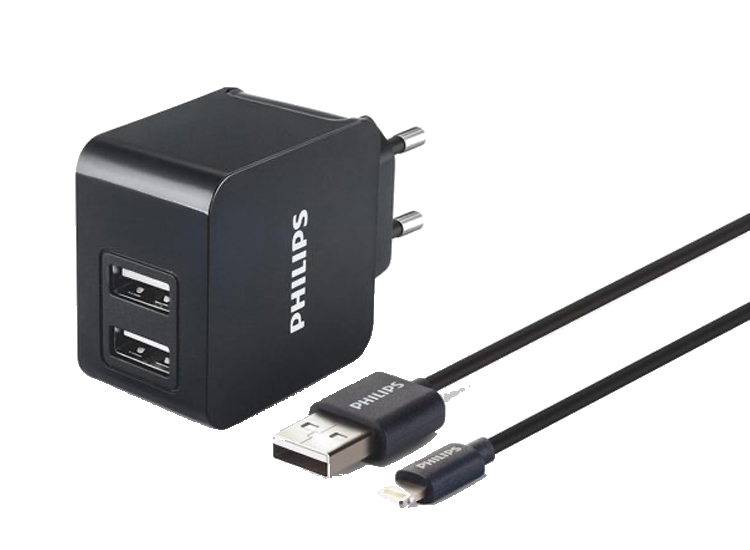 Philips Dual USB Wall charger for iPhone