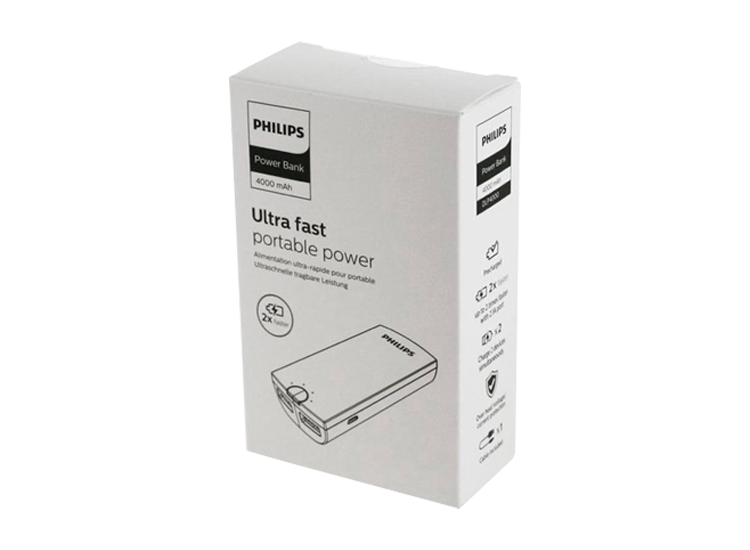 Philips USB-Powerbank - 4000mAh