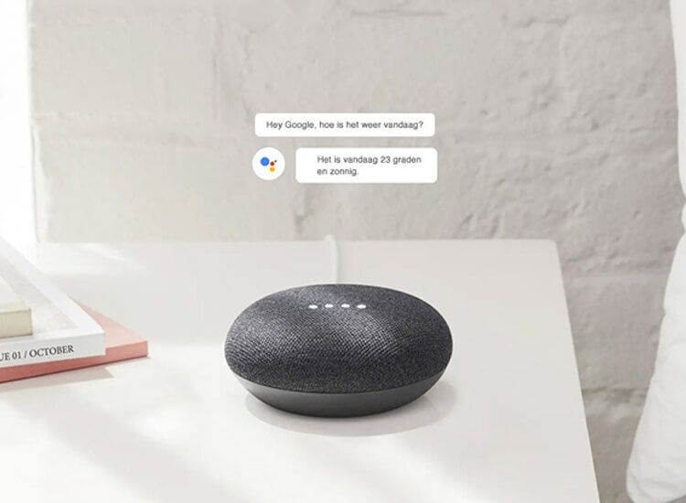 Google home mini - Assistant mini speaker  - Ondersteunt Nederlands