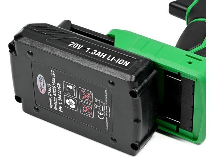 Hofftech Accu boormachine - LED-lamp - batterij-indicator - 20V - 1.3 Ah