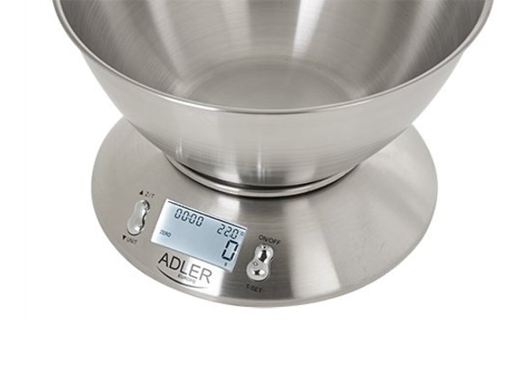 Adler AD 3134 elektronische keukenweegschaal - max 5 kg