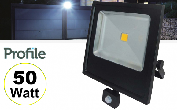 Profile Led straler met bewegingssensor - 50 Watt