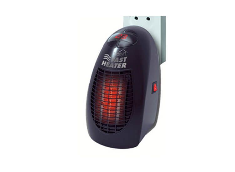 Starlyf Fast Heater Zwart - Ventilatorkachel - Mini Heater