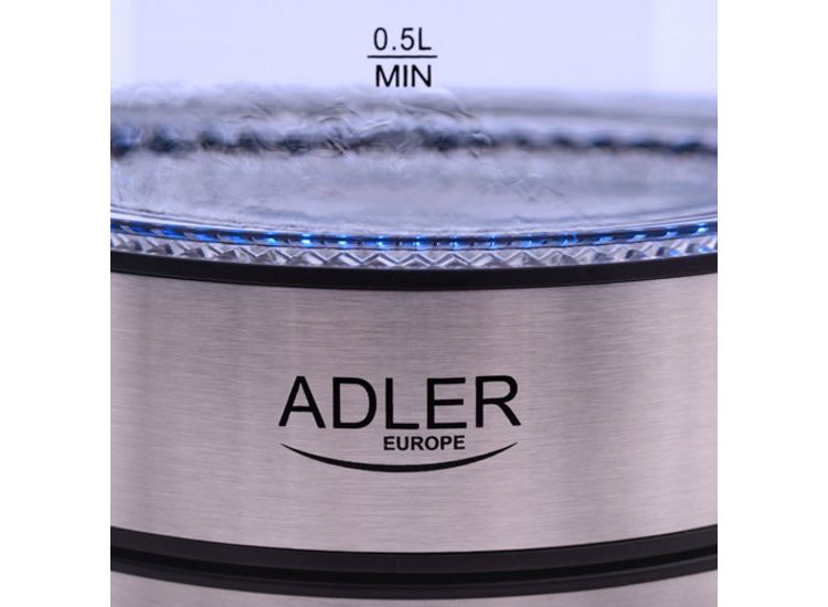 Adler AD 1225 Waterkoker - 1,7 liter - LED verlichting
