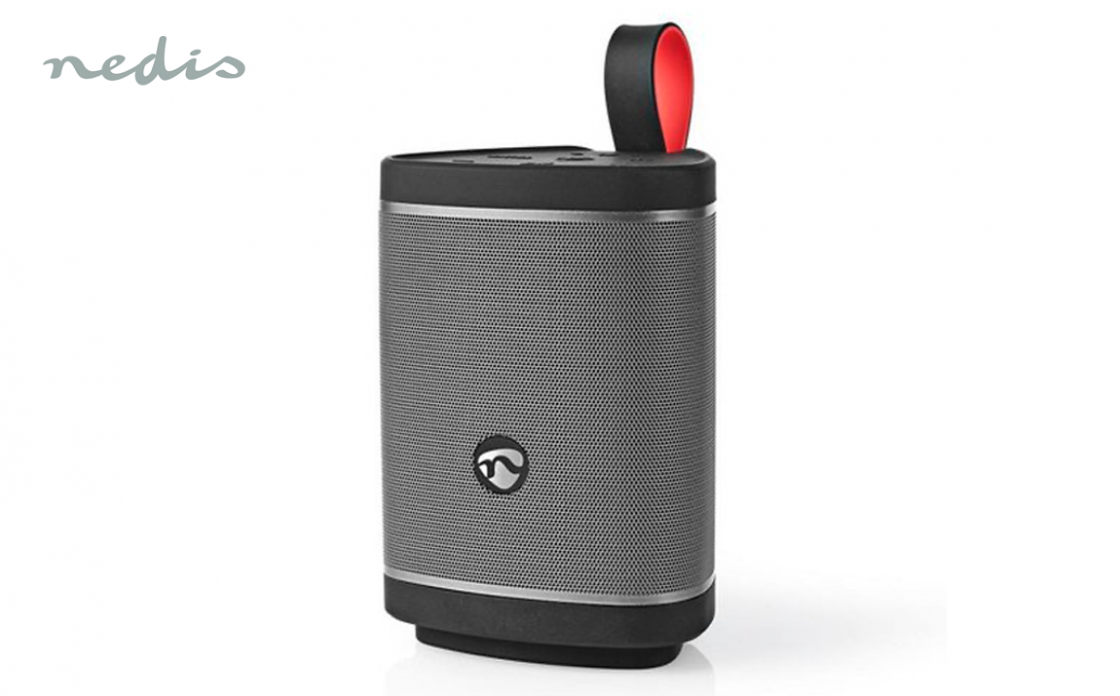 Nedis Bluetooth® Speaker | 90 W | Party Mode up to 100 Speakers | Voice Control | Black / Gun Metal Grey