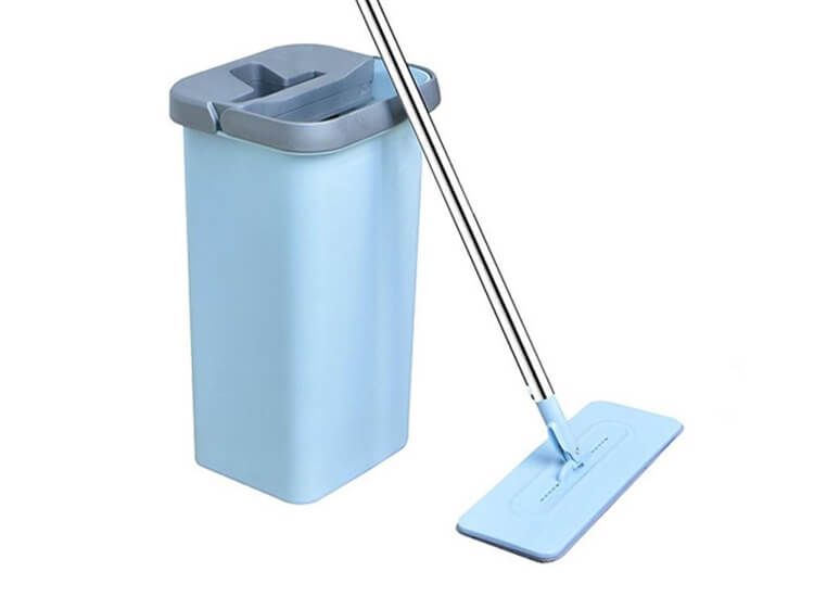 Benson Clean Flat Mop - Met Zelfreinigend Mechanisme