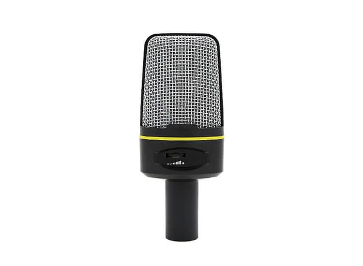 Professionele Microfoon voor PC met Tri-Pod - AUX-Aansluiting - Plug&Play