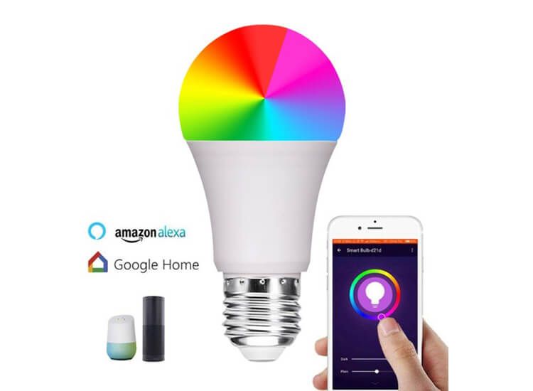 Smart wifi RGB led lamp - E26/E27 - Creëer sfeerverlichting