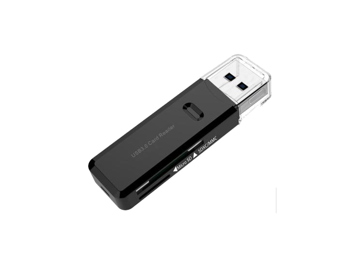 Fedec USB 3.0 Multi Card Reader - Plug & Play - Voor Micro SD / SD / MMC / TF Kaart Lezer - Zwart