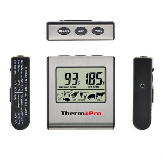 Thermo Pro TP-16 digitale vleesthermometer - Vlees en kip perfect gegaard en vrij van bacteriën