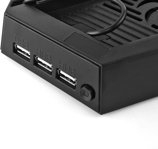 Charging stand voor de PS4 - Oplaadstation met dual ventilator voor je Playstation 4
