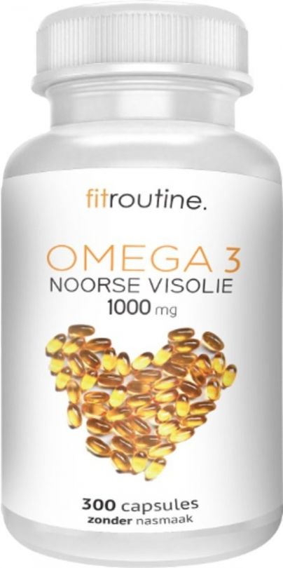 Fitroutine Noorse Visolie -  Omega-3 -  300 caps