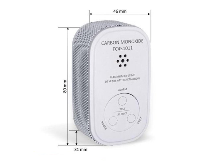 Elro Pro EL-1001 Koolmonoxidemelder Incl. batterij (10 jaar)