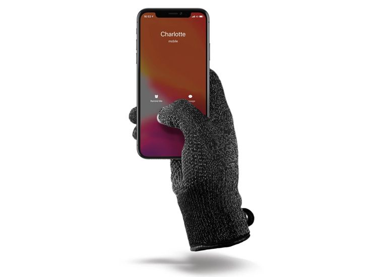 Mujjo Touchscreen Handschoenen - Zwart