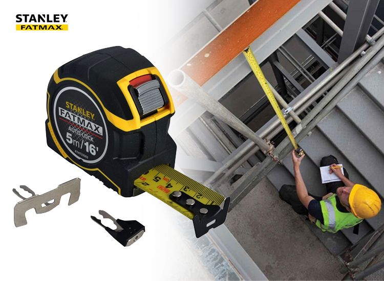 Stanley FatMax Autolock tape 5M E X32 (in cm & Inch)