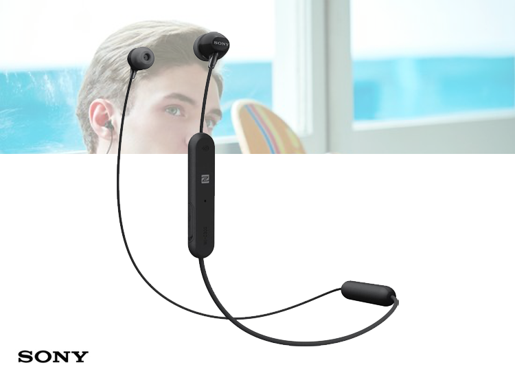Sony WI-C300 Wireless In-Ear Headphones - zwart