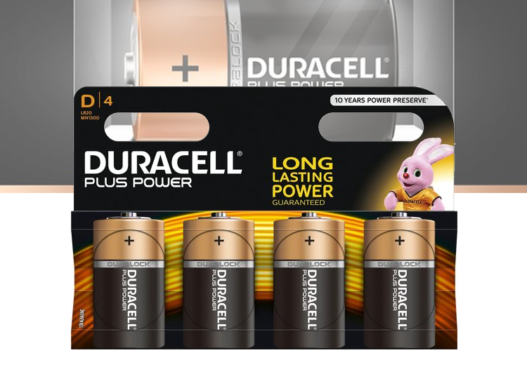Duracell Dplus Batterij - 4 stuks - MN1300 