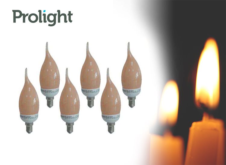 Prolight led lampen E14 - 6 stuks - Warm witte led-lampen met kleine fitting