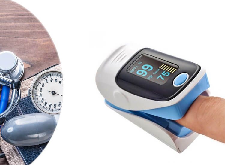 Fingertip Pulse Oximeter - Hartslagmeter - Blauw