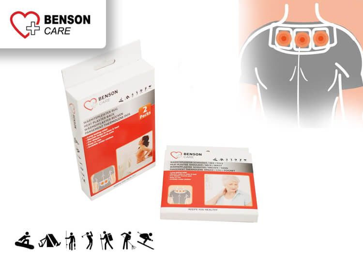 Benson Warmtepleisters voor nek, schouder, armen en rug - 10-delig