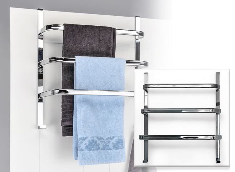 Handdoekenrek voor aan de deur  -  Alle ruimte om je handdoeken te laten drogen