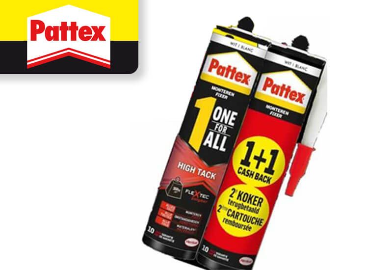 pattex one for all high tack wit 2pack