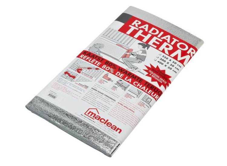 Maclean Radiatorfolie - Warmte Reflectiefolie - Isolatiefolie - 250 x 50cm