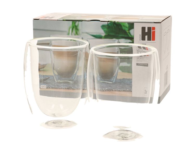 HI Latte Macchiato Glazen - 350ml - Set van 2