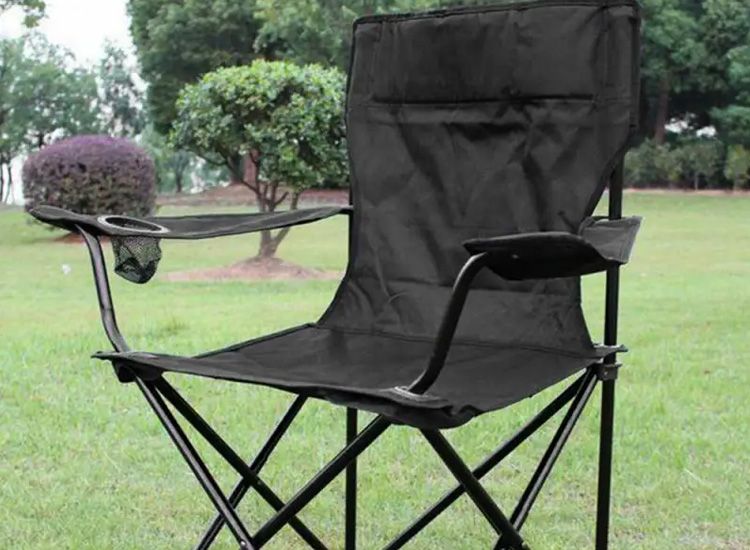 FEDEC Campingstoel - Vouwstoel - Voor vissen - Zwart