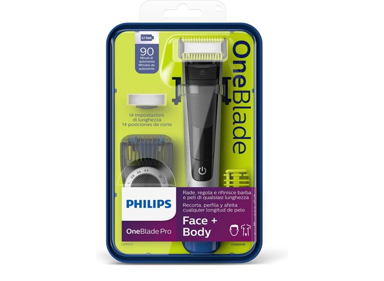 Philips QP6620/20 Oneblade pro - Trimmen, scheren, stylen, gezicht en lichaam