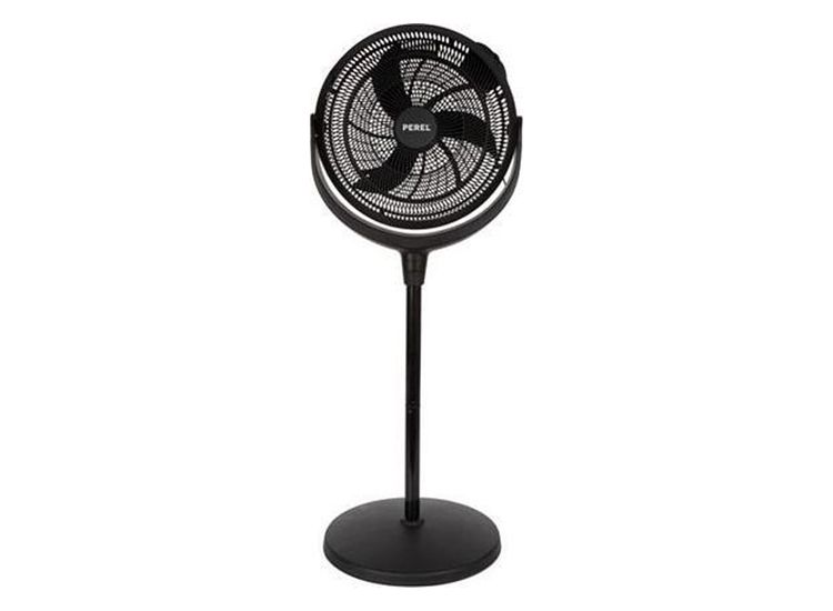 Perel - Statiefventilator - Zwart