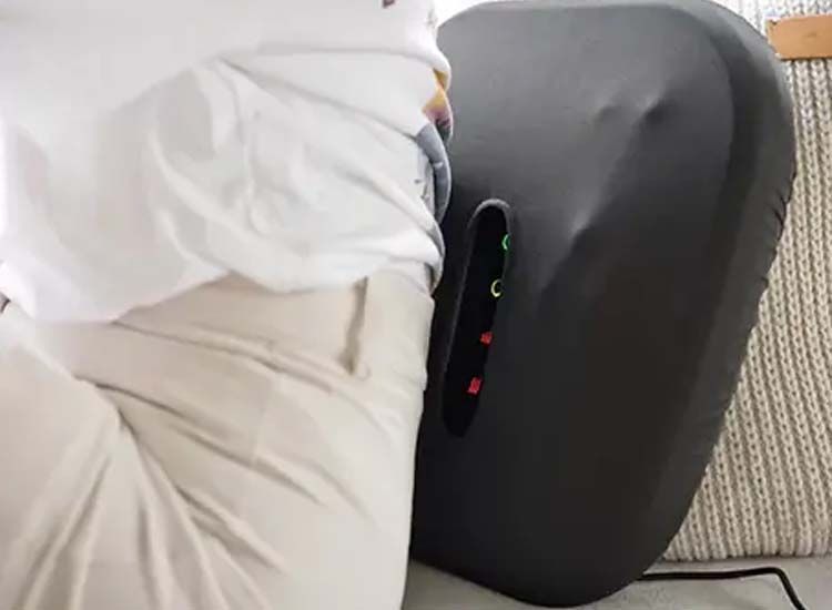 QLT 2 in 1 voetmassage - Shiatsu - infrarood - Zwart