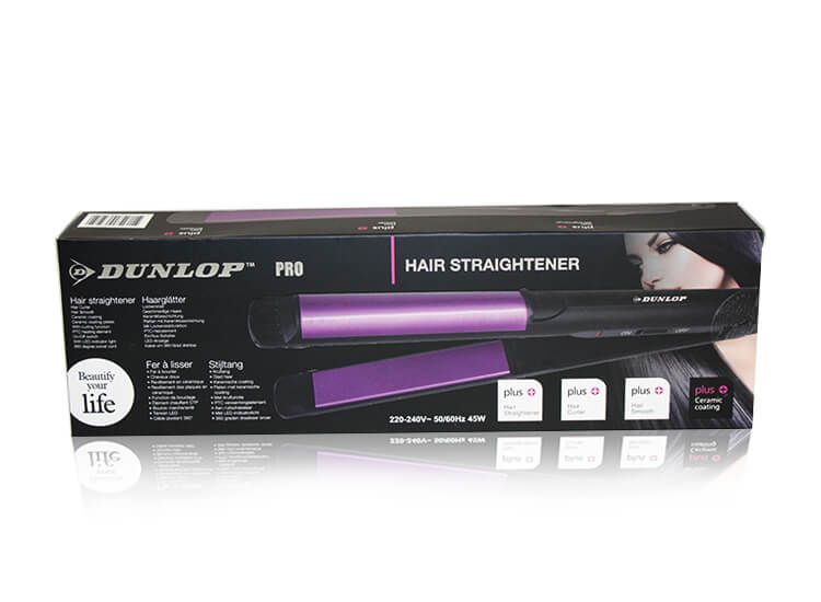 Dunlop Pro hair straightener - Stijltang met keramische coating