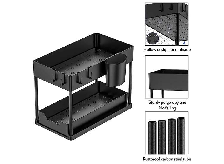 Nexxt Gootsteenkast Organizer - Zwart