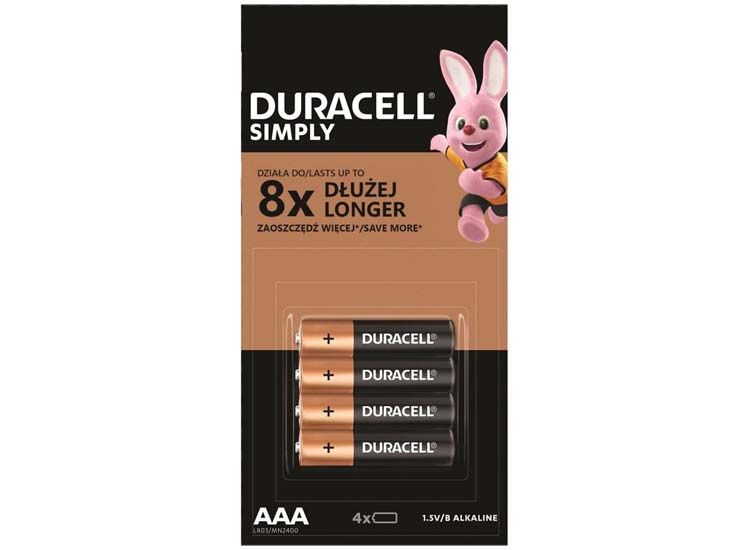 Duracell Simply Batterijen - AA of AAA - 48 stuks