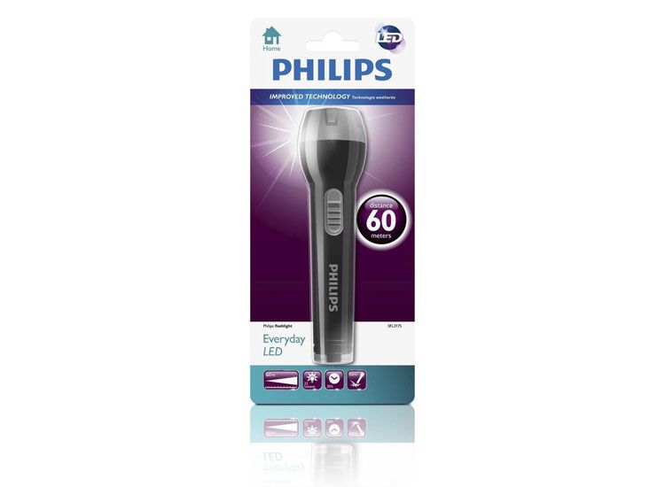 Philips zaklamp SFL3175/10 - zaklantaarn - Tot 60 meter - Grijs