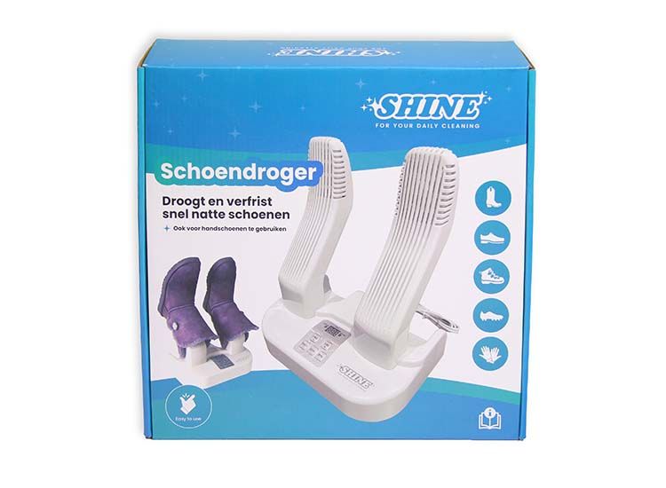 Shine schoenendroger - Droot en verfrist natte schoenen