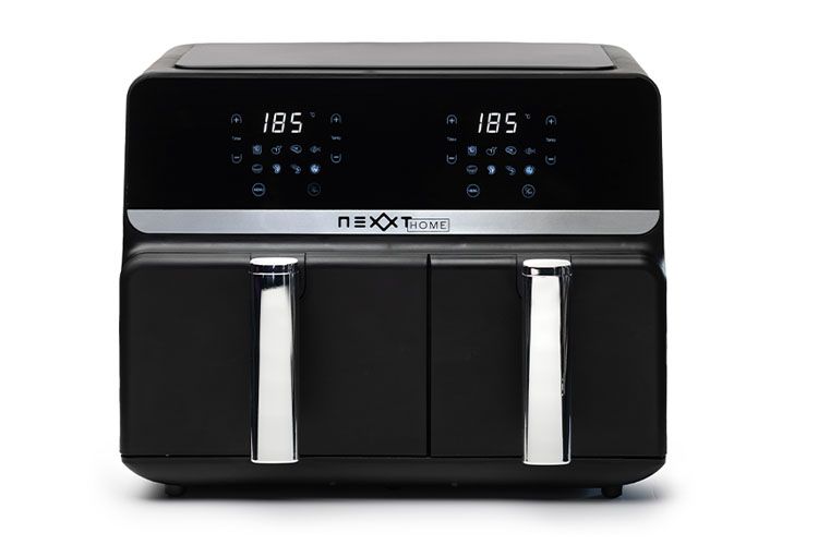 Nexxt 2 in 1 Dubbele Airfryer - Apart Bedienbaar - 9 Liter