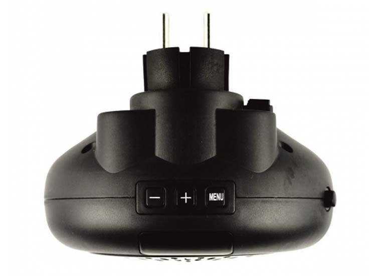 Jocca Mini Plug-in stekker heater - met afstandsbediening - 600W - Zwart